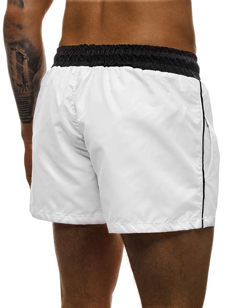 Herren Weiß Shorts 